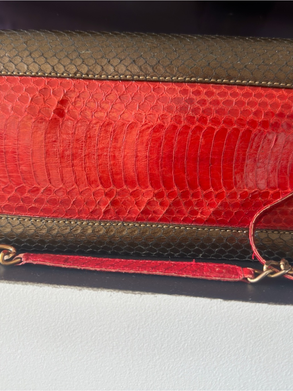 Snake skin purse 🐍